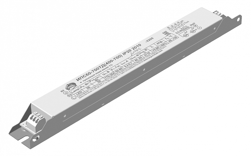 ИПС60-700ТД(400-700) IP20 2010 АРГОС-ЭЛЕКТРОН  по лучшей цене с доставкой - интернет-магазин Прогрессивные решения