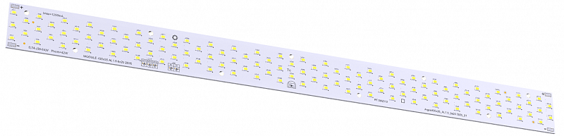 Светодиодный модуль MODULE 430x35 AL1.5 6x20 Refond 2835 THA CRI80 40KE40-C АРГОС-ЭЛЕКТРОН  по лучшей цене с доставкой - интернет-магазин Прогрессивные решения