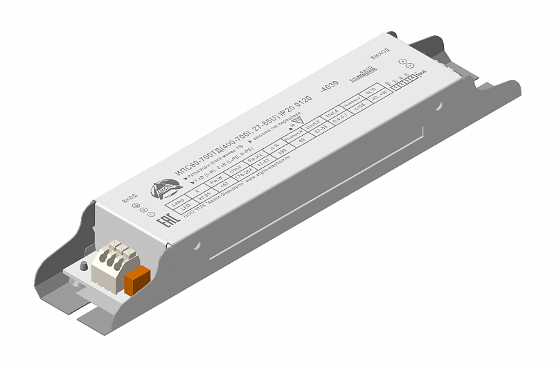 ИПС60-700ТД(400-700I, 27-85U) IP20 0120 АРГОС-ЭЛЕКТРОН  по лучшей цене с доставкой - интернет-магазин Прогрессивные решения