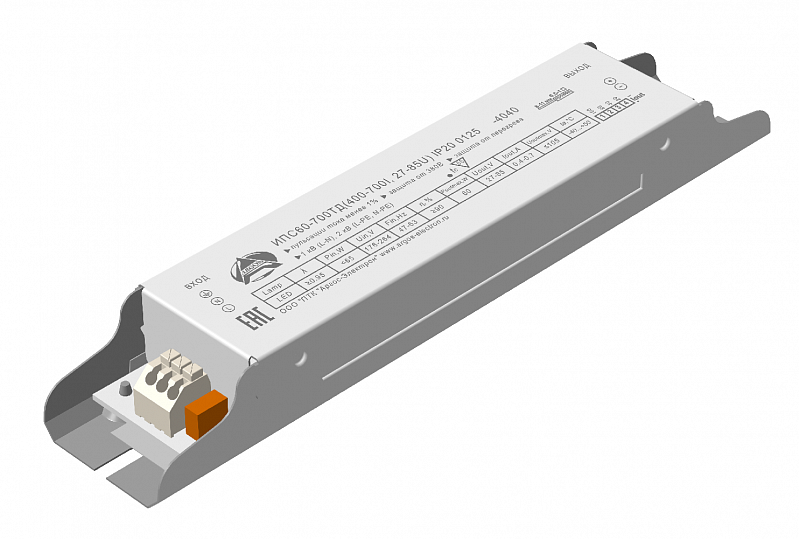 ИПС60-700ТД(400-700I, 27-85U) IP20 0125 АРГОС-ЭЛЕКТРОН  по лучшей цене с доставкой - интернет-магазин Прогрессивные решения