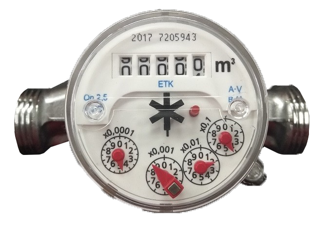 Счетчик воды ETK-N-AM ZENNER ETK-N-AM, DN 20, Qn 2,5, L 130 mm, G1"B, б/п по лучшей цене с доставкой - интернет-магазин Прогрессивные решения