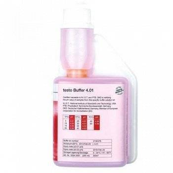 Купить Буферный раствор Testo рН 4.01 SIBAGROPRIBOR по лучшей цене с доставкой - интернет-магазин Прогрессивные решения