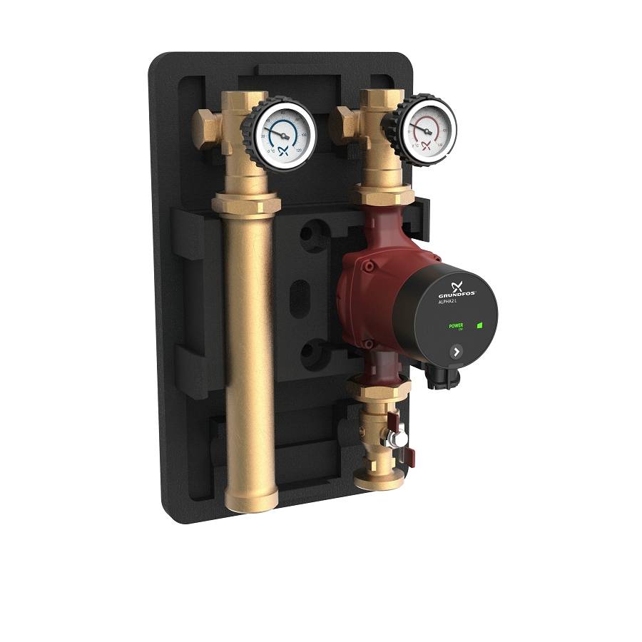 Насосная группа Grundfos HEATMIX D25 ALPHA2L 60 Грундфос  по лучшей цене с доставкой - интернет-магазин Прогрессивные решения