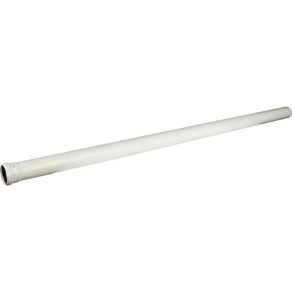 STOUT   Элемент дымохода конденсац. труба  2000 мм DN80 м/п PP-FE STOUT SCA-8080-002000 по лучшей цене с доставкой - интернет-магазин Прогрессивные решения