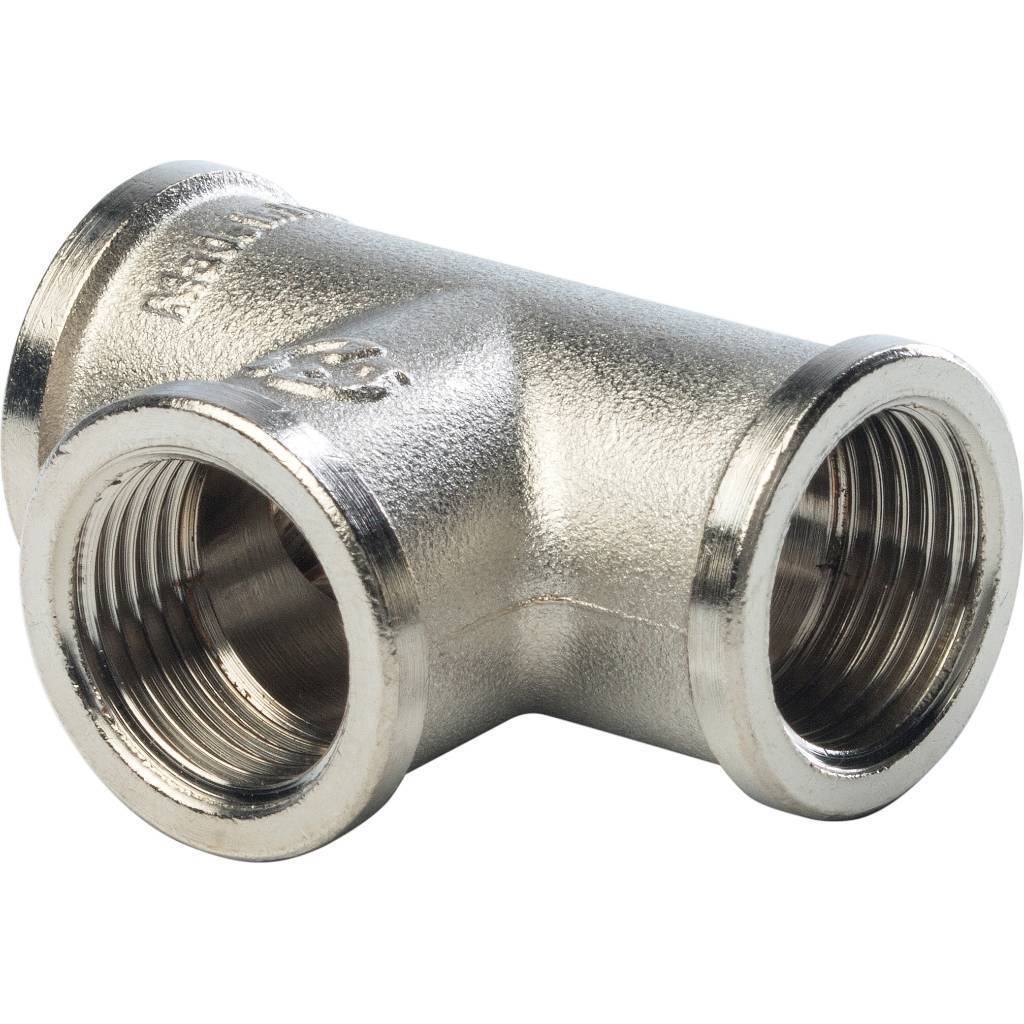 Купить SFT-0020-000012 STOUT  Тройник ВВ никелированный 1/2 STOUT по лучшей цене с доставкой - интернет-магазин Прогрессивные решения