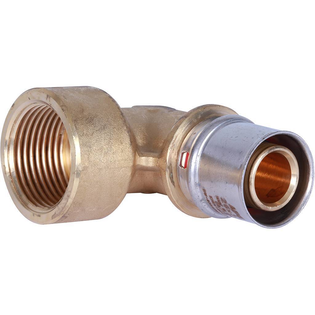 Купить SFP-0010-000126 STOUT  Угольник-переходник с внутренней резьбой 1"х26 для металлопластиковых труб прессовой STOUT по лучшей цене с доставкой - интернет-магазин Прогрессивные решения