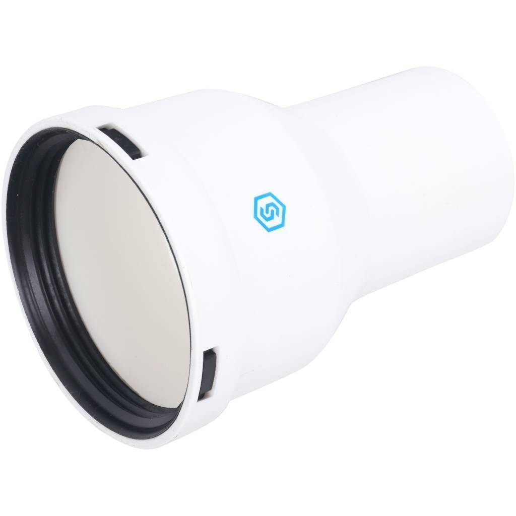 STOUT Элемент дымохода конденсац.адаптер увелич. DN60/80  134 мм м/п STOUT SCA-8080-006080 по лучшей цене с доставкой - интернет-магазин Прогрессивные решения