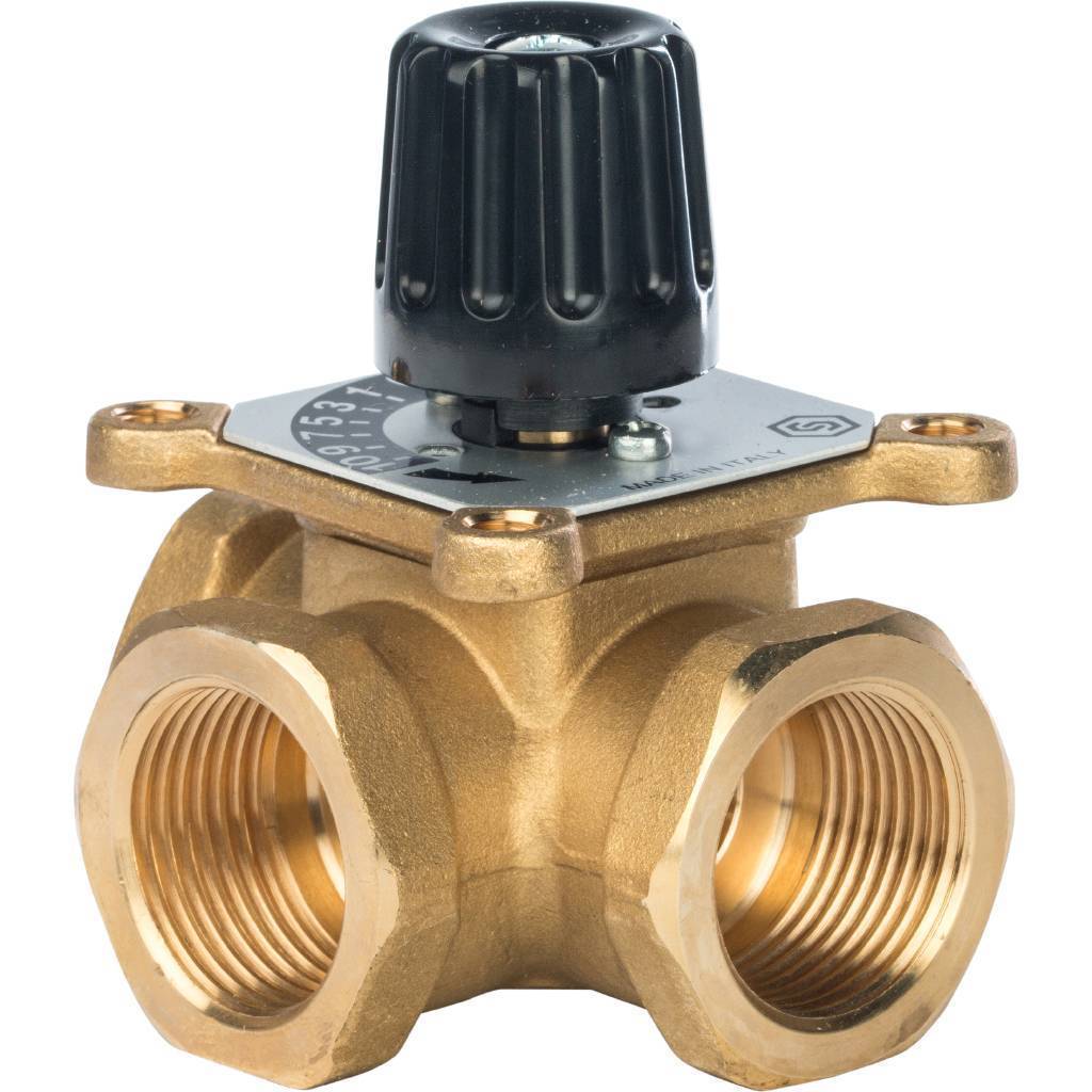 STOUT трехходовой смесительный клапан 1" KVs 8 STOUT SVM-0003-012501 по лучшей цене с доставкой - интернет-магазин Прогрессивные решения