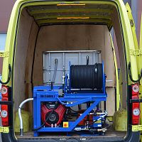 Каналопромывочный аппарат Посейдон B24S-150-50-Br-Reel на базе автомобиля VW Crafter ПОСЕЙДОН  по лучшей цене с доставкой - интернет-магазин Прогрессивные решения