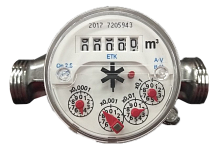 Счетчик воды ETK-N-AM ZENNER ETK-N-AM, DN 20, Qn 2,5, L 130 mm, G1"B, б/п по лучшей цене с доставкой - интернет-магазин Прогрессивные решения