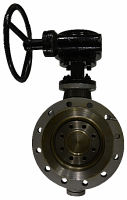 Затворы с тройным эксцентриситетом фланцевые DN 600, PN 6, Корпус угл. сталь, Диск угл. сталь, Уплотнение нерж. сталь grafit KVANT  по лучшей цене с доставкой - интернет-магазин Прогрессивные решения