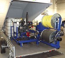 Автоприцеп с каналопромывочной установкой VHT или Посейдон ПОСЕЙДОН  по лучшей цене с доставкой - интернет-магазин Прогрессивные решения